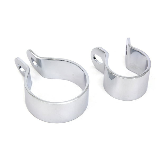 Stainless Steel Exhaust Clamp Set for Harley Davidson by V-Twin Stainless Steel Exhaust Clamp Set for Harley Davidson by V-Twin